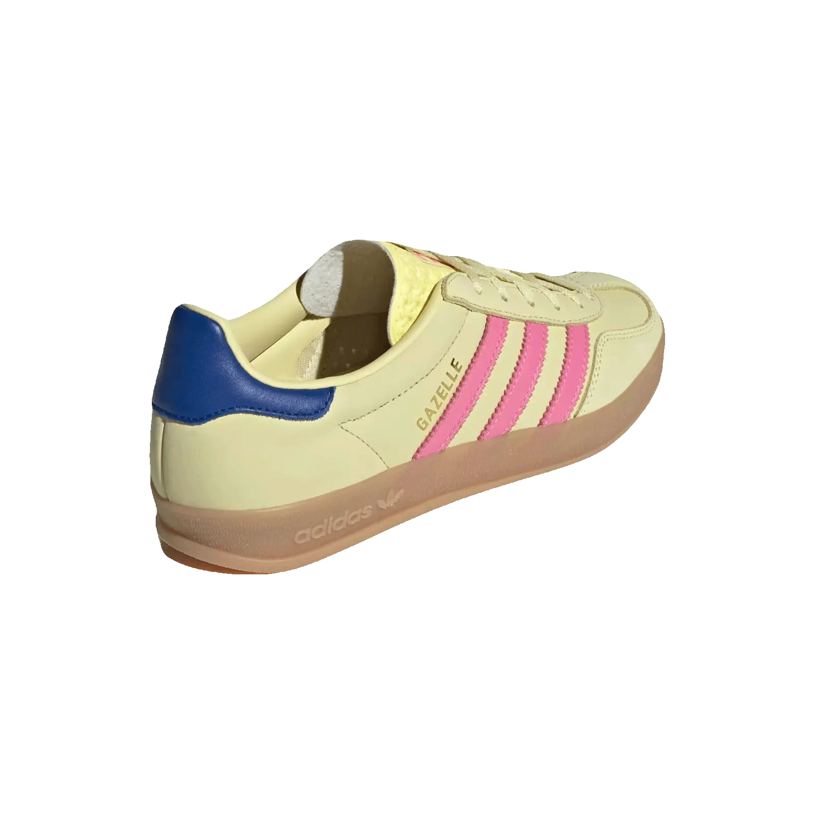 adidas Gazelle Indoor Powder Yellow Lucid Pink Royal (W) Back