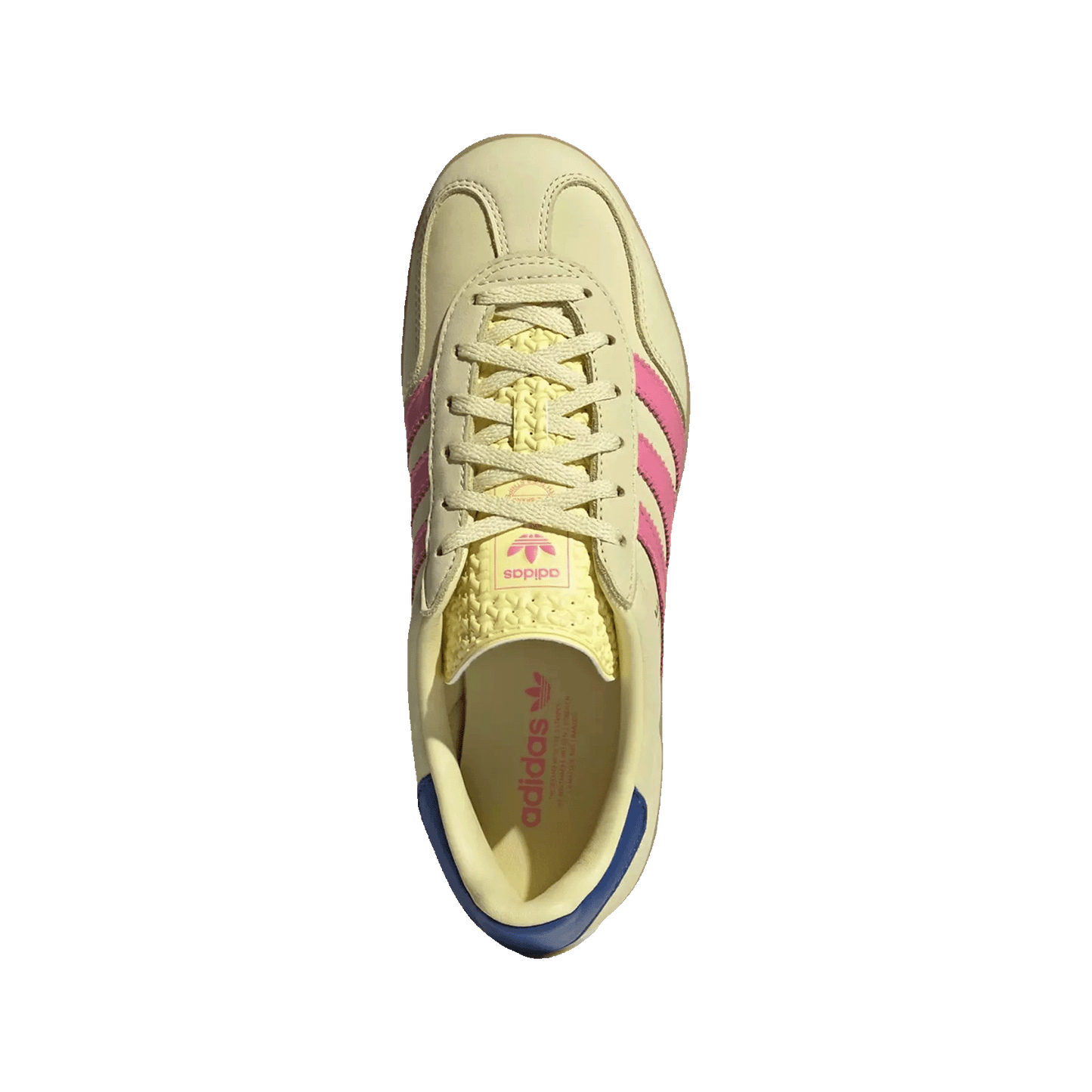 adidas Gazelle Indoor Powder Yellow Lucid Pink Royal (W) Oben