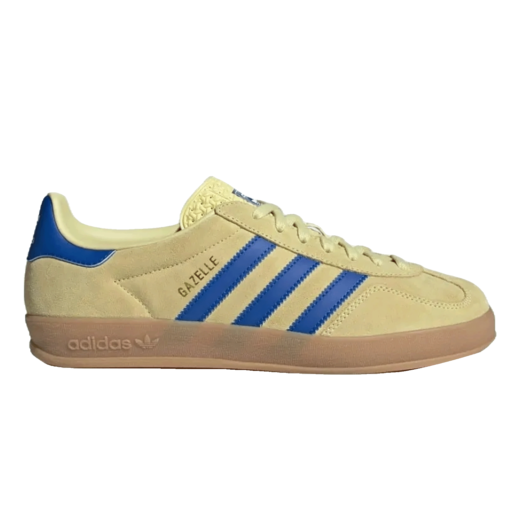 adidas Gazelle Indoor Powder Yellow Royal Blue
