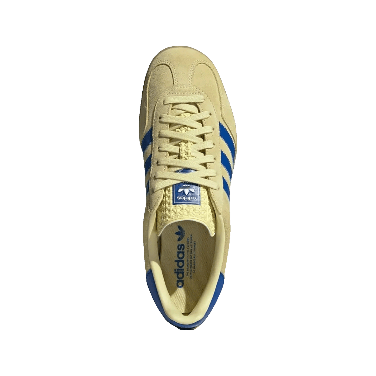 adidas Gazelle Indoor Powder Yellow Royal Blue Oben