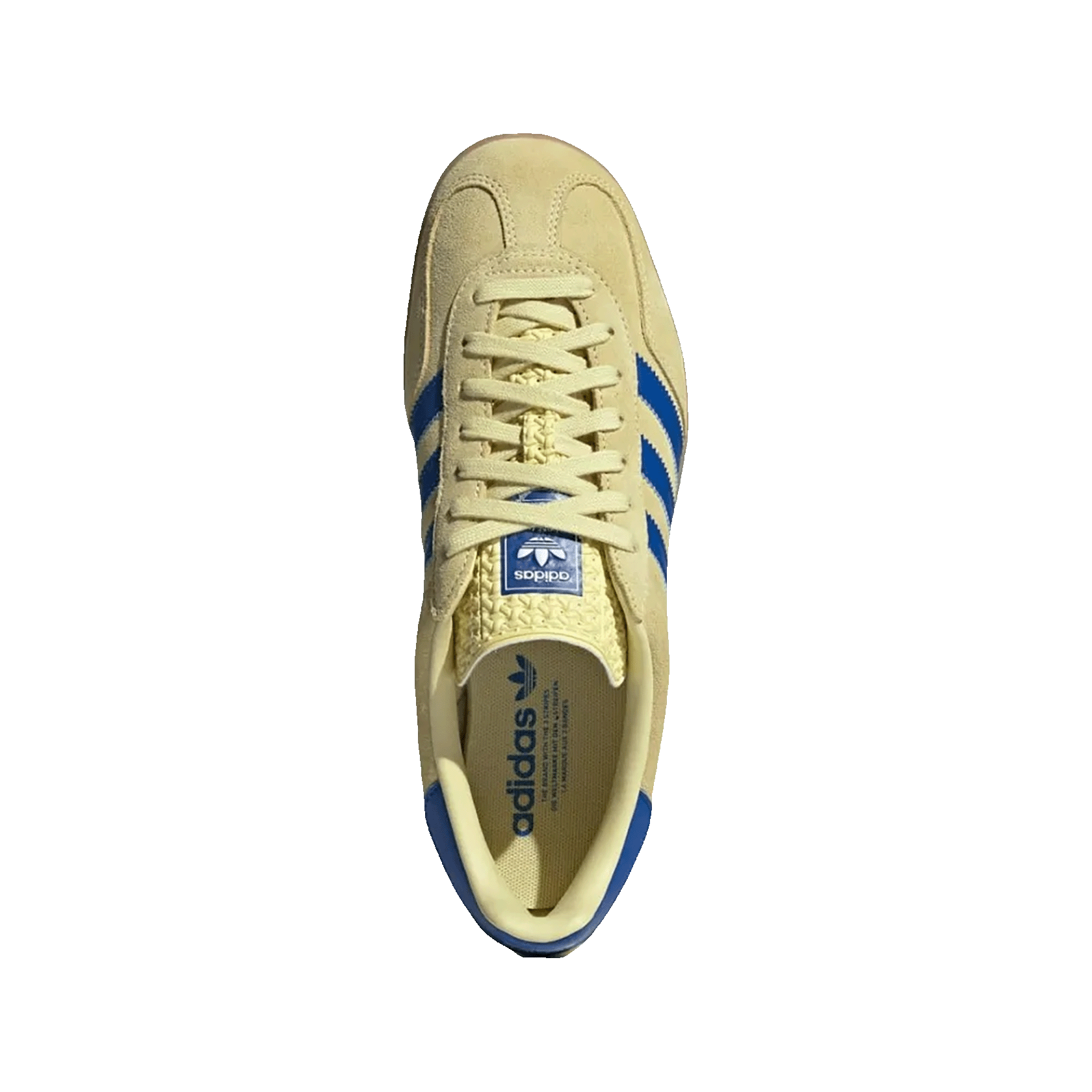 adidas Gazelle Indoor Powder Yellow Royal Blue Oben