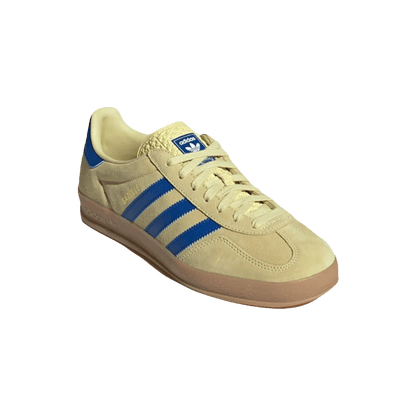 adidas Gazelle Indoor Powder Yellow Royal Blue Side