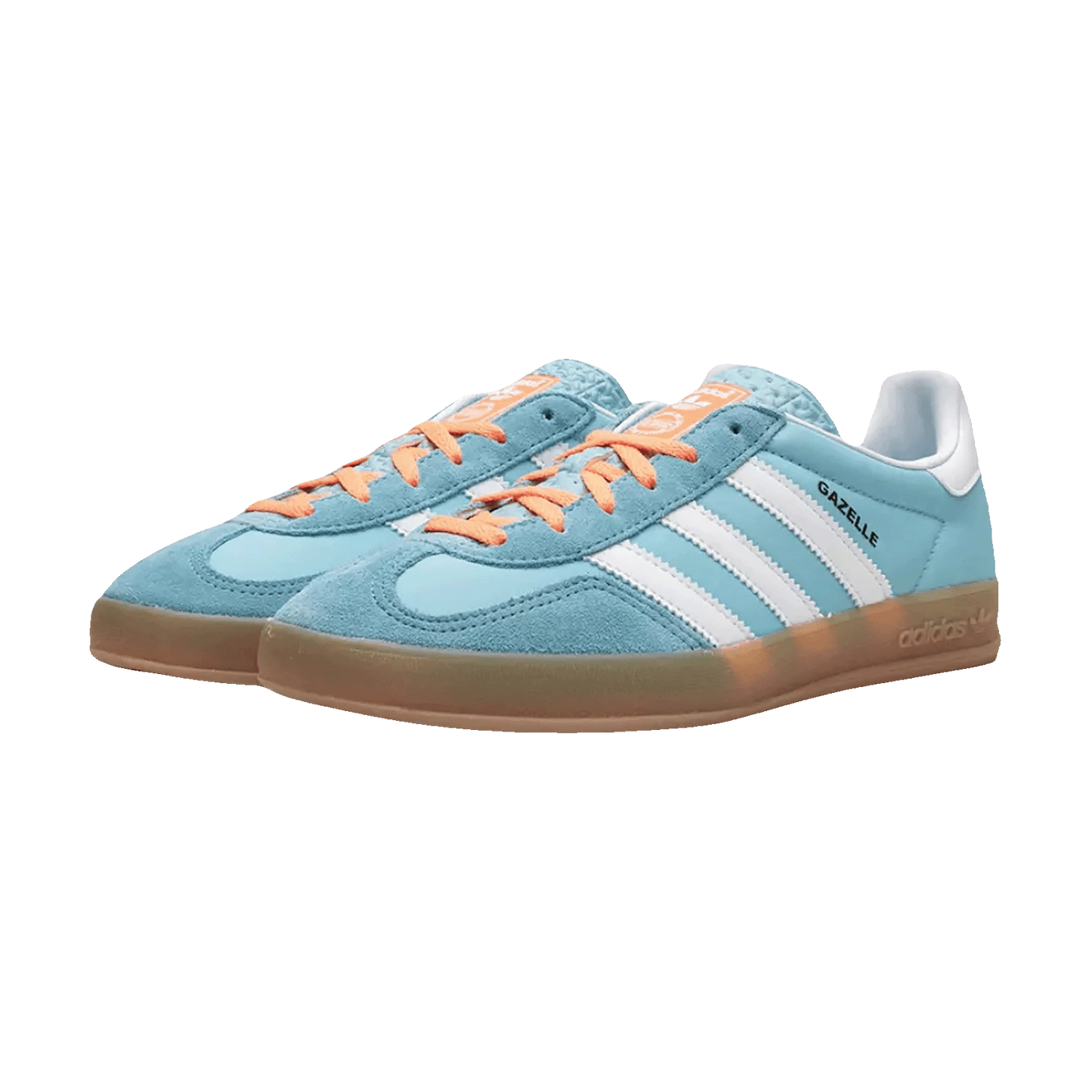 adidas Gazelle Indoor Preloved Blue White Gum Side