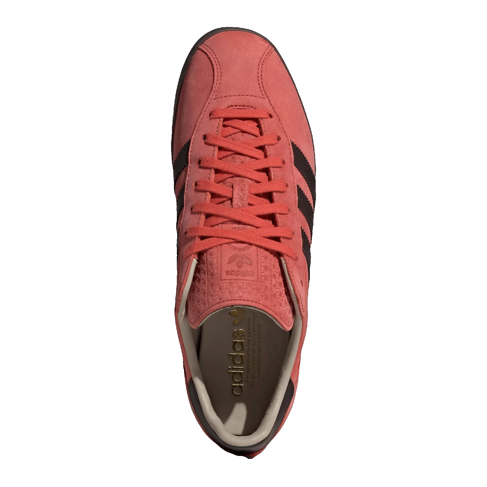 adidas Gazelle Indoor Pro Crew Red Charcoal Oben