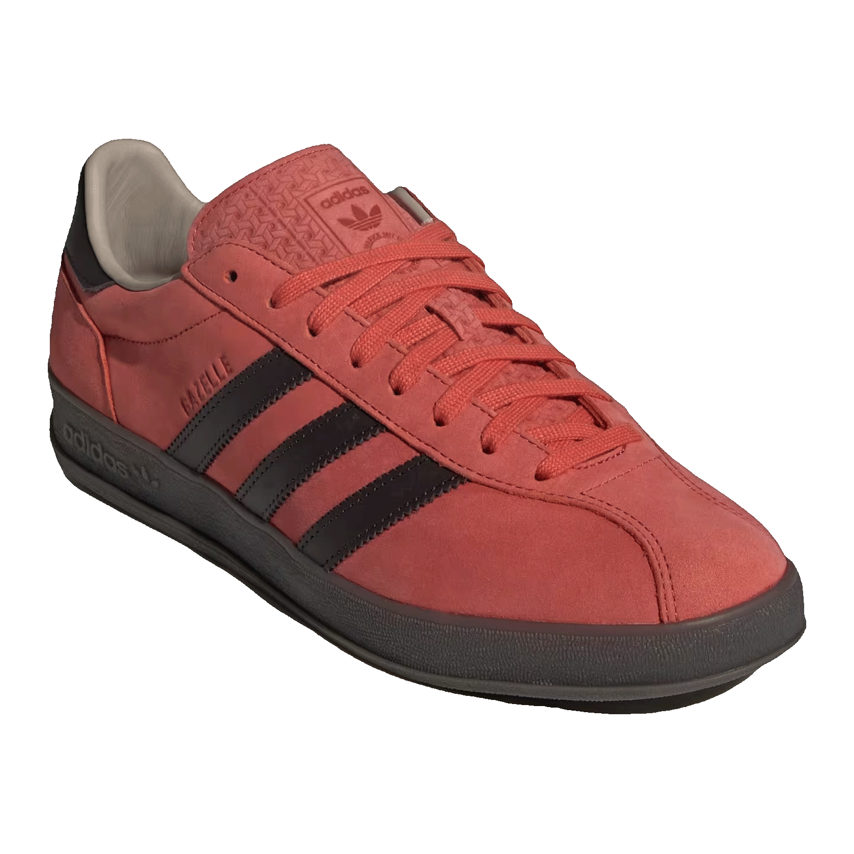 adidas Gazelle Indoor Pro Crew Red Charcoal Side