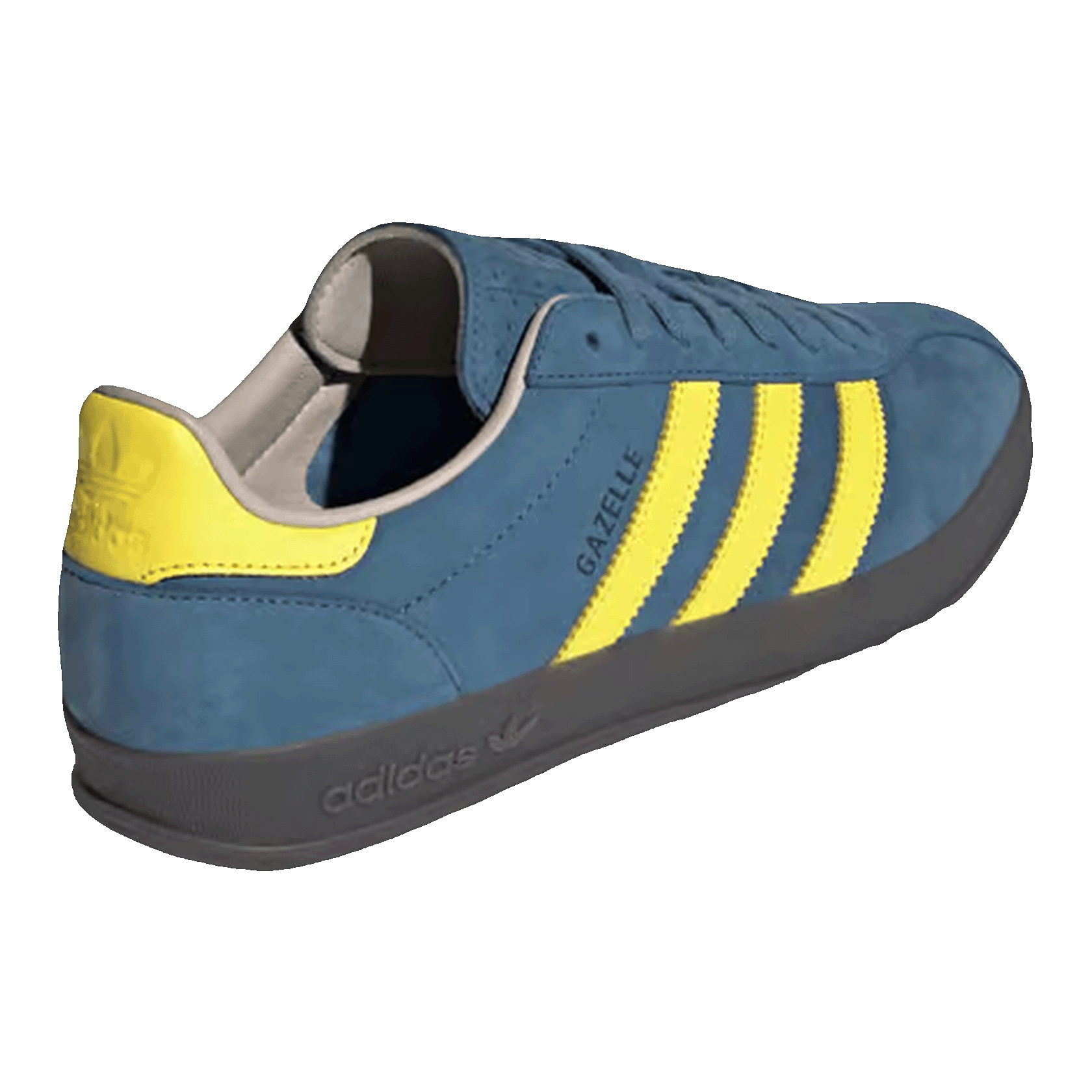 adidas Gazelle Indoor Pro Shocking Yellow Charcoal Back