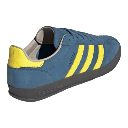adidas Gazelle Indoor Pro Shocking Yellow Charcoal Back