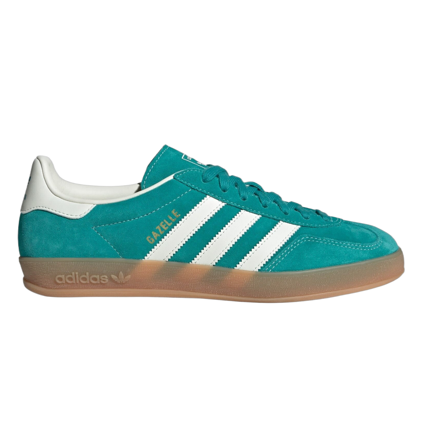 adidas Gazelle Indoor Pure Teal Off White Gold Metallic JQ8391
