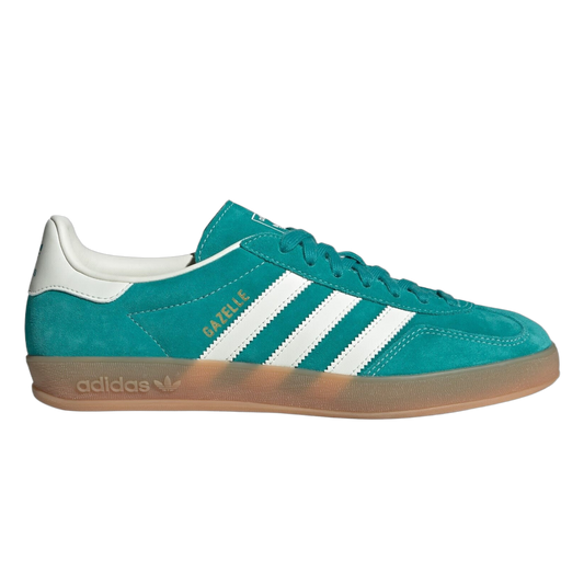 adidas Gazelle Indoor Pure Teal Off White Gold Metallic JQ8391