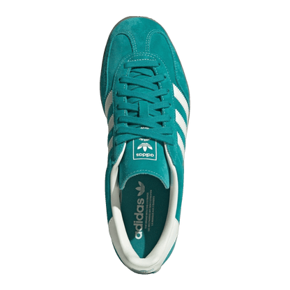 adidas Gazelle Indoor Pure Teal Off White Gold Metallic Oben JQ8391