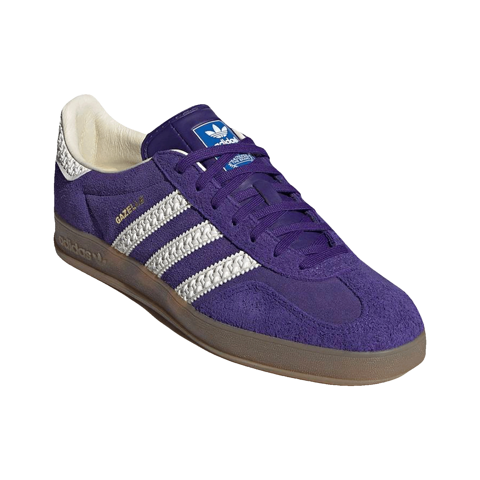 adidas Gazelle Indoor Purple Core White Side