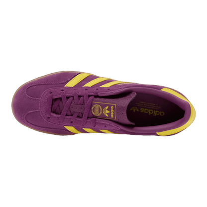 adidas Gazelle Indoor Rich Mauve Bright Yellow (W) Oben JS1415