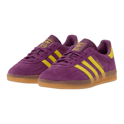 adidas Gazelle Indoor Rich Mauve Bright Yellow (W) Side JS1415