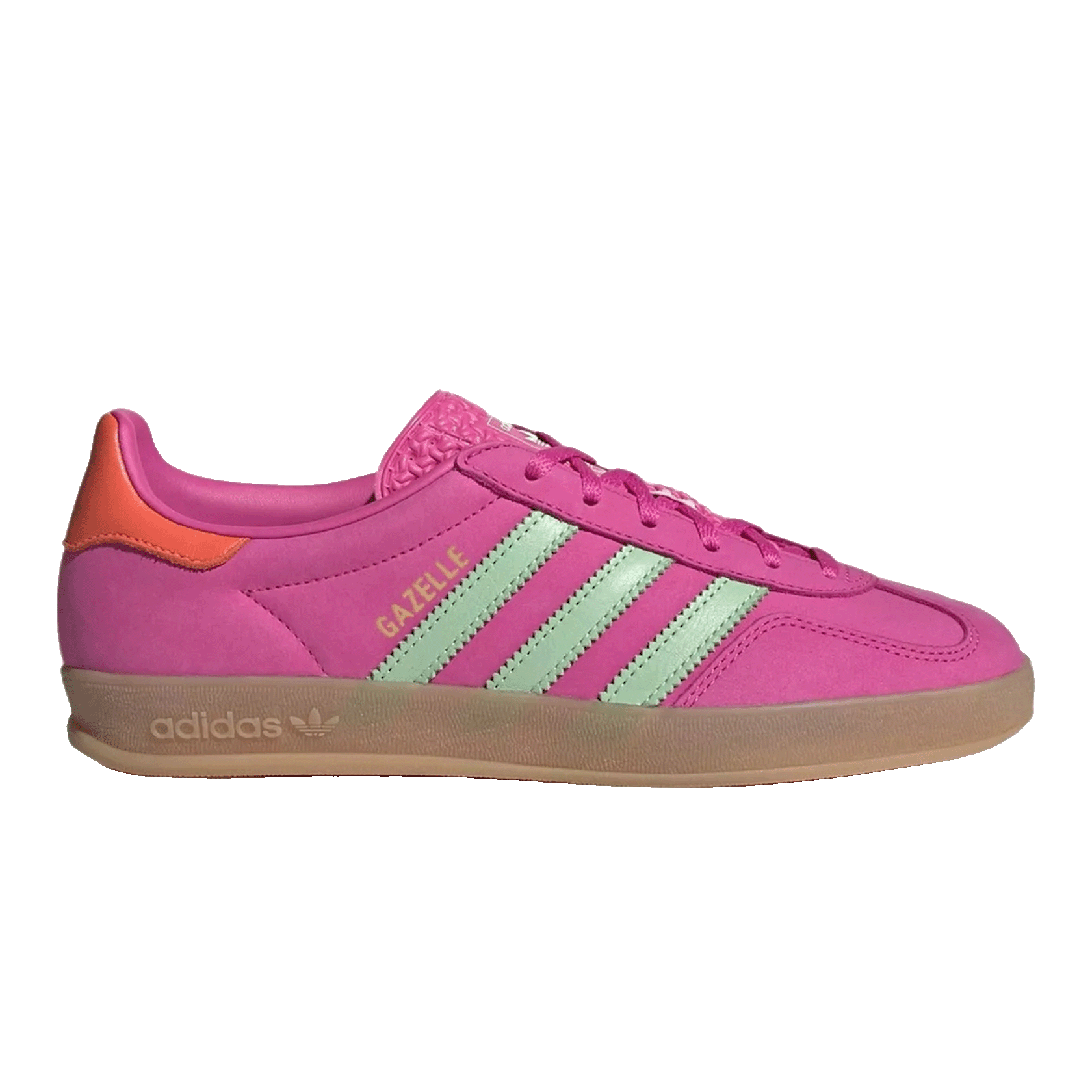 adidas Gazelle Indoor Semi Lucid Fuchsia Semi Green Spark Coral (W)