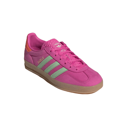 adidas Gazelle Indoor Semi Lucid Fuchsia Semi Green Spark Coral (W) Side