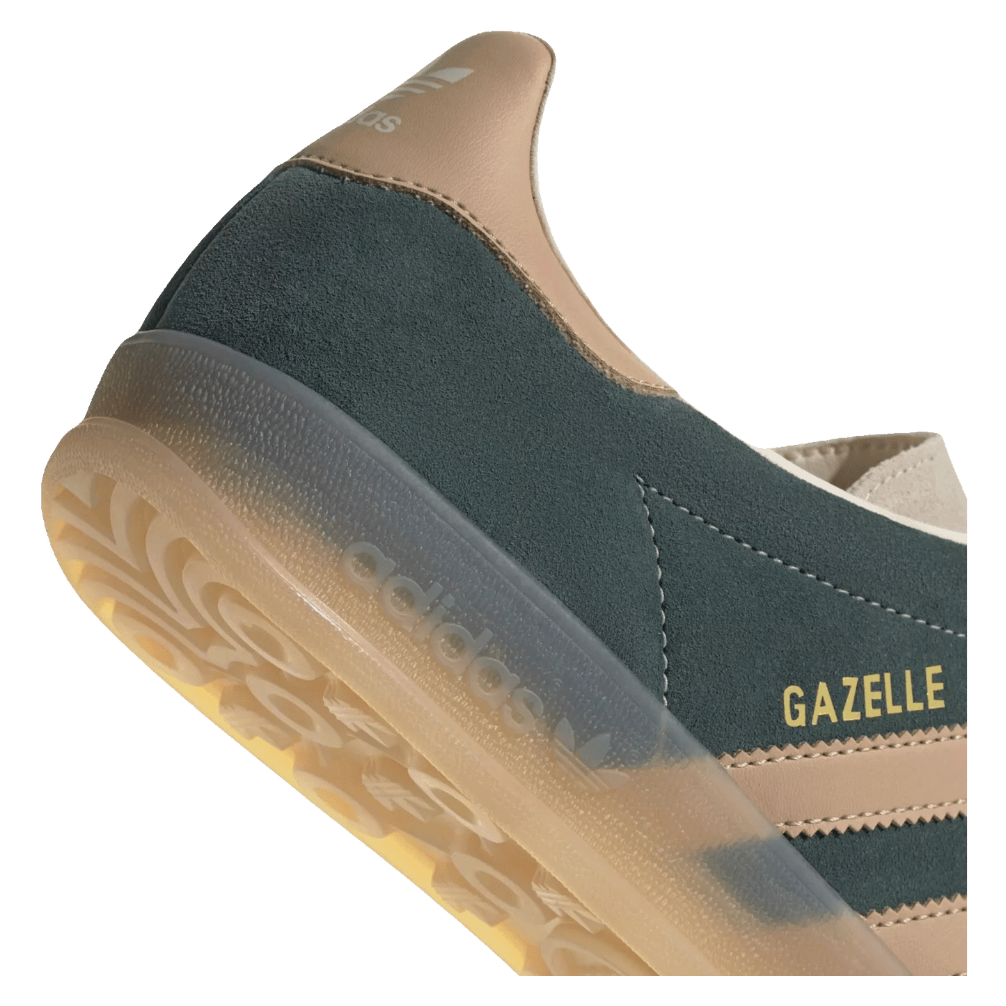 adidas Gazelle Indoor Shadow Green Warm Sandstone Back
