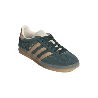 adidas Gazelle Indoor Shadow Green Warm Sandstone Side