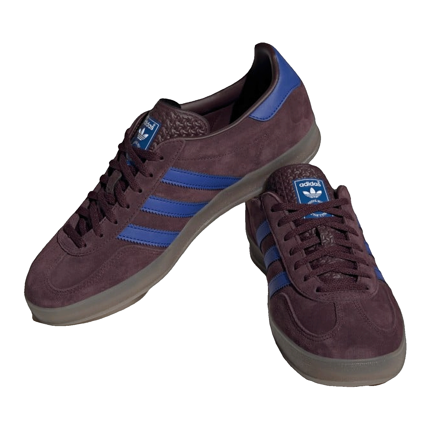 adidas Gazelle Indoor Shadow Maroon Semi Lucid Blue Side IG9980