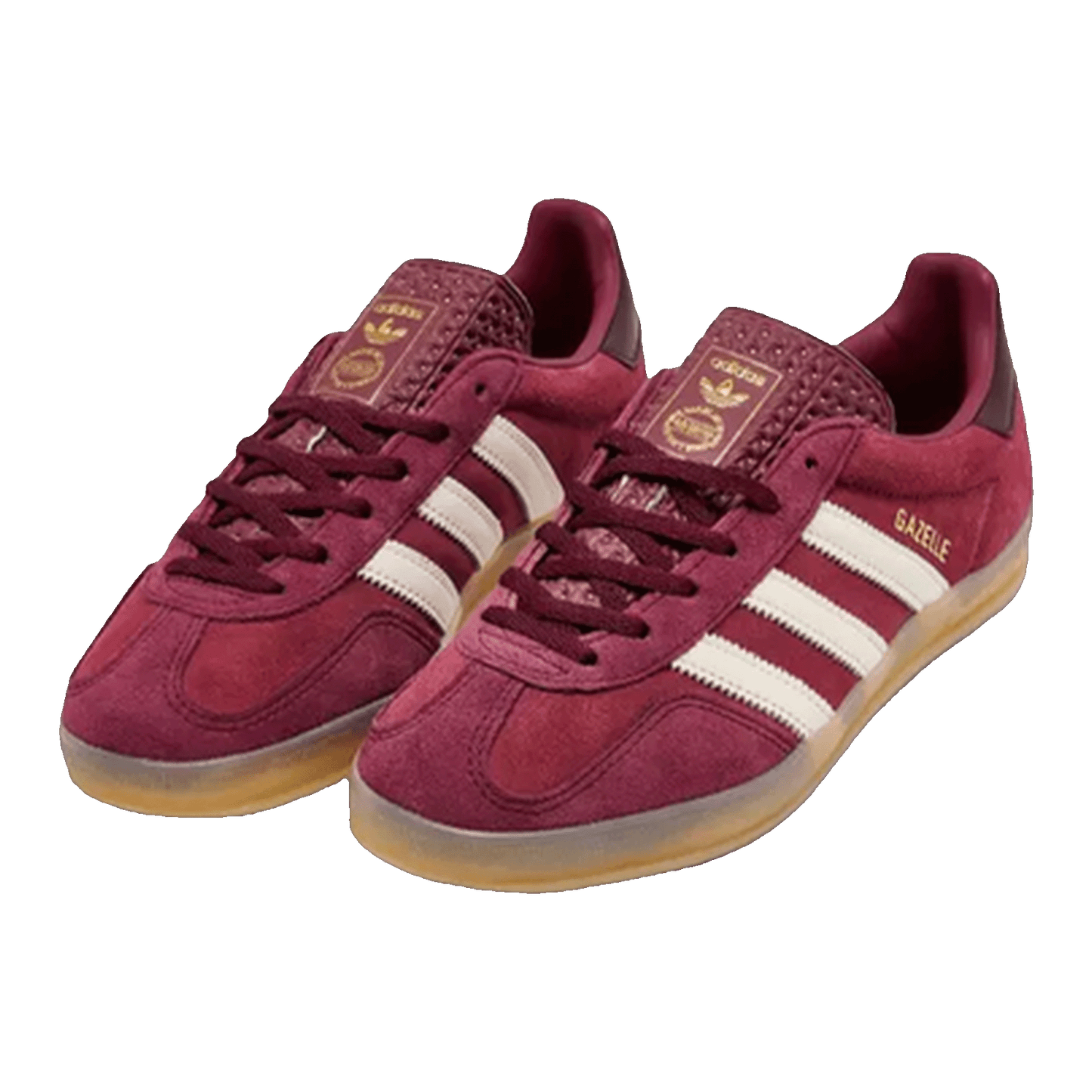 adidas Gazelle Indoor Shadow Red Off White (W) Side HQ2661