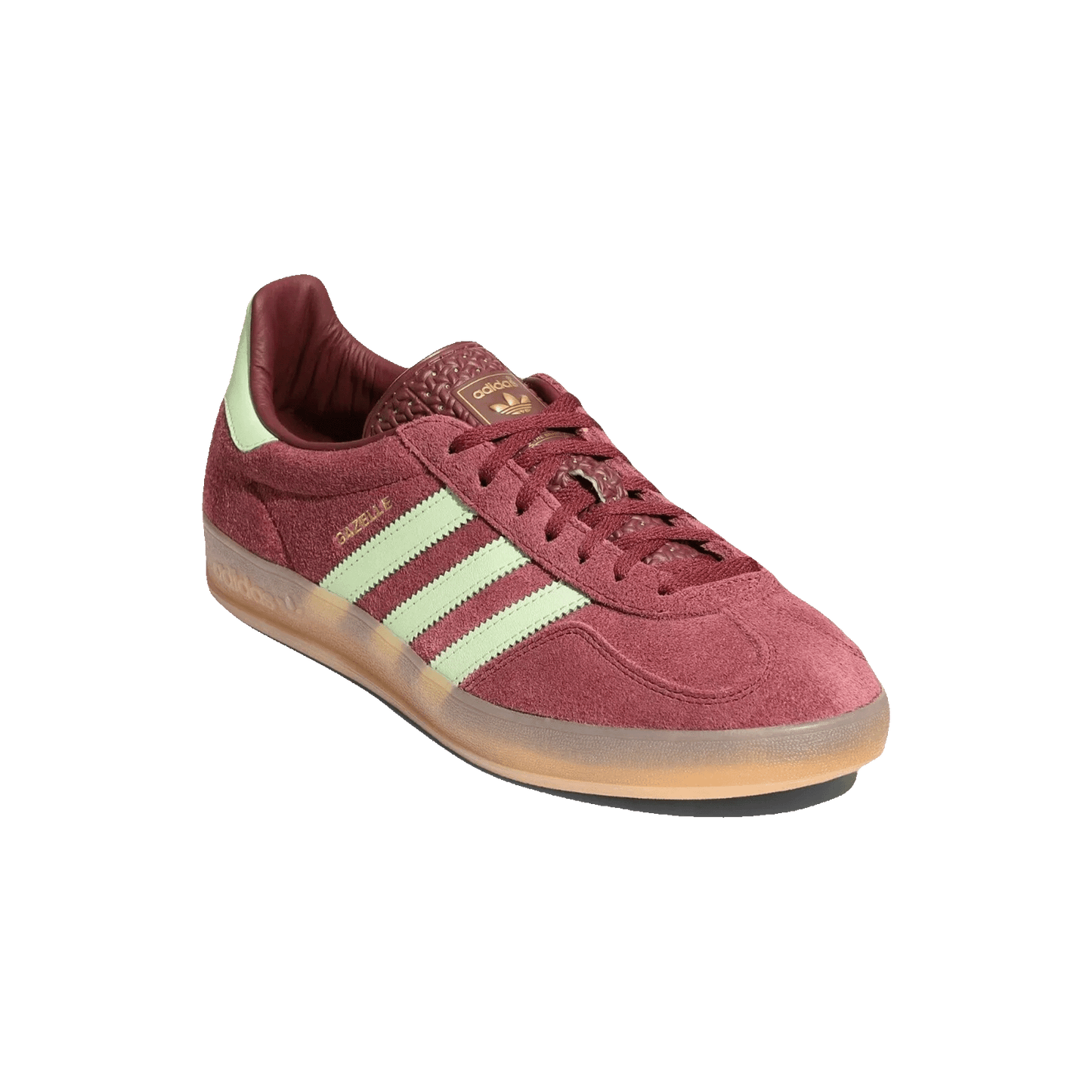 adidas Gazelle Indoor Shadow Red Semi Spark Green Side