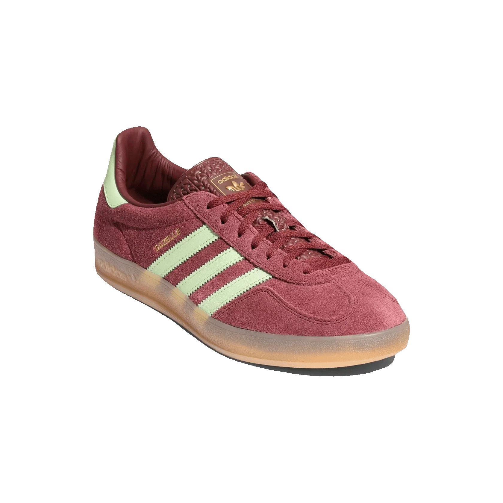 adidas Gazelle Indoor Shadow Red Semi Spark Green Side