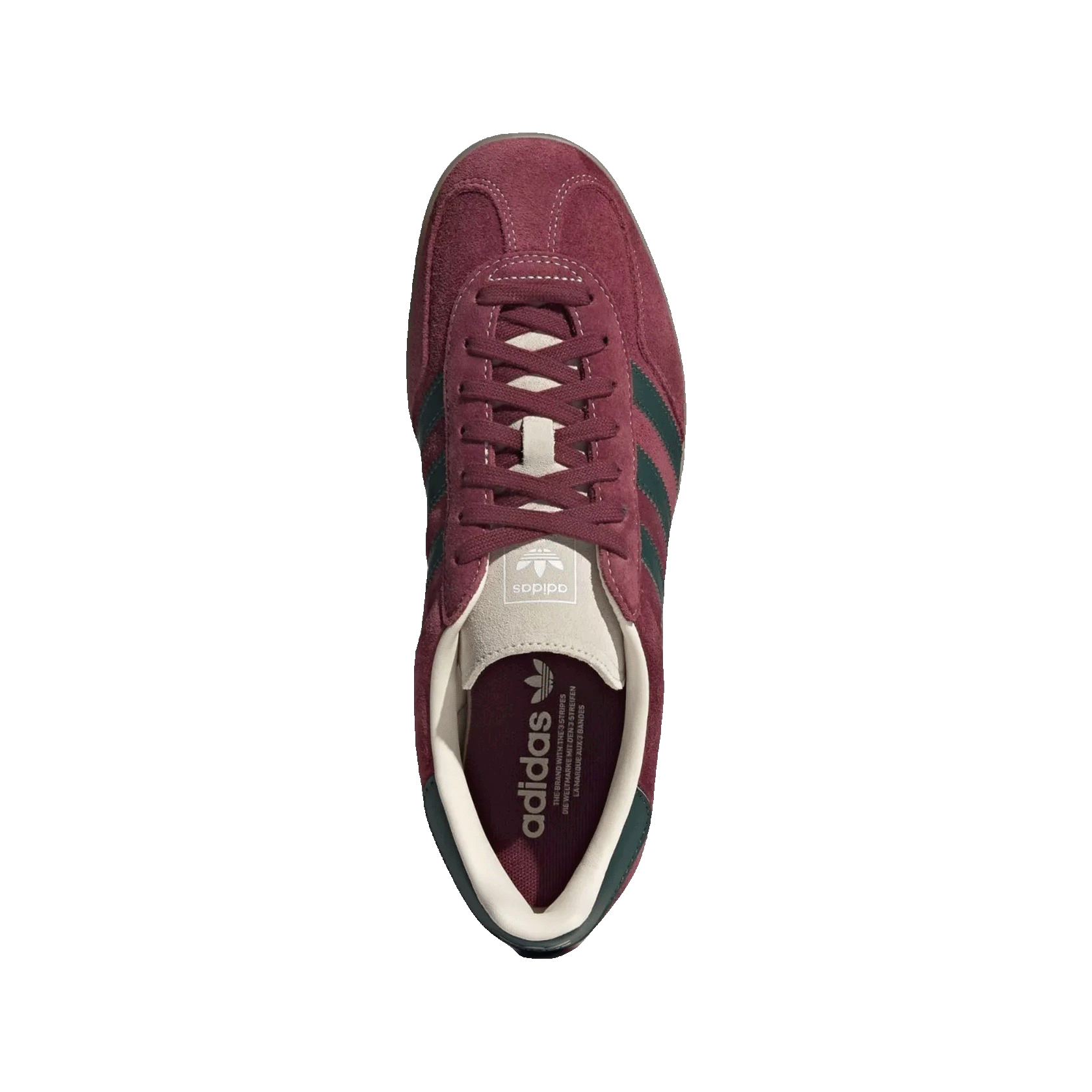 adidas Gazelle Indoor Shadow Red Shadow Green Oben