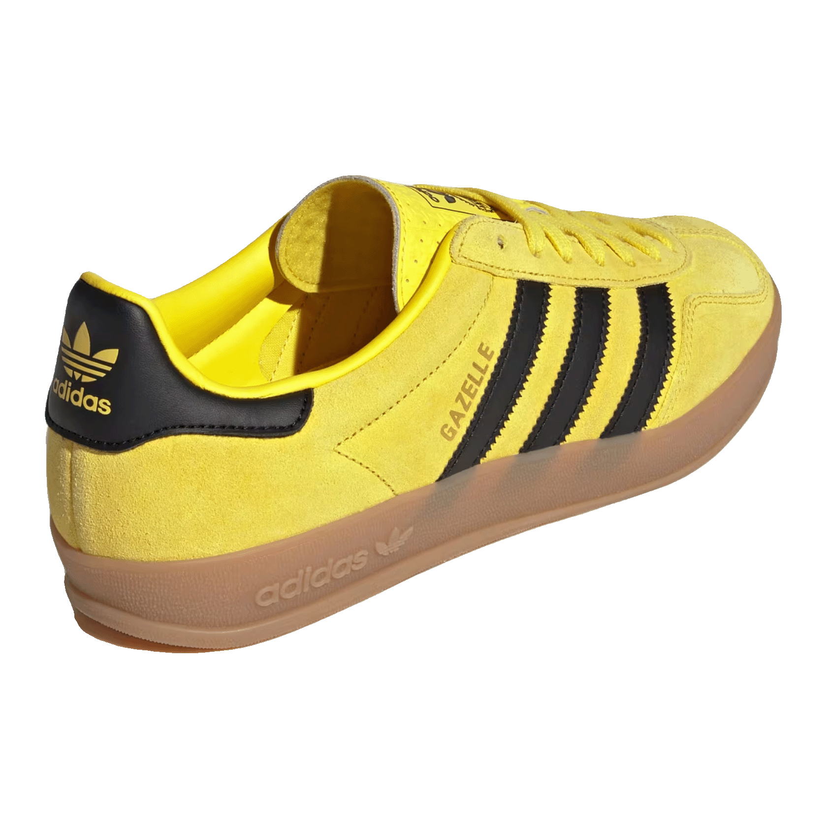 adidas Gazelle Indoor Shock Yellow Black Back