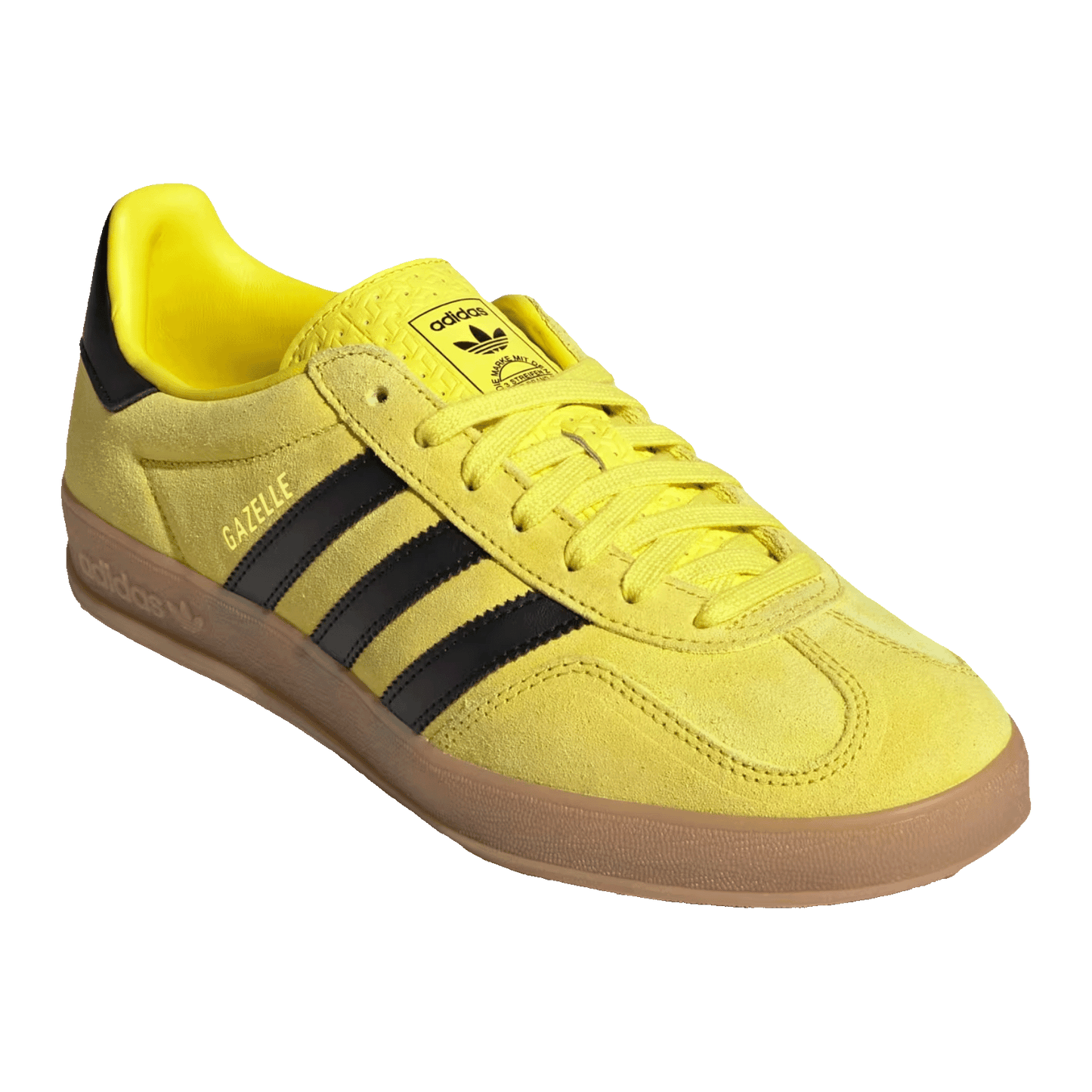 adidas Gazelle Indoor Shock Yellow Black Side
