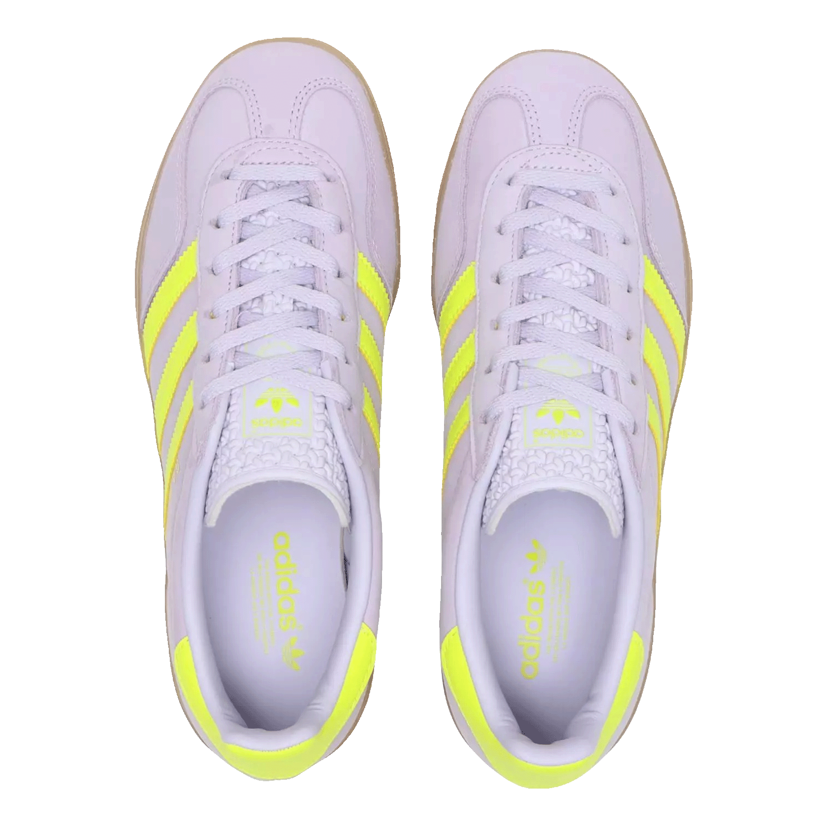adidas Gazelle Indoor Silver Dawn Solar Yellow (W) Oben