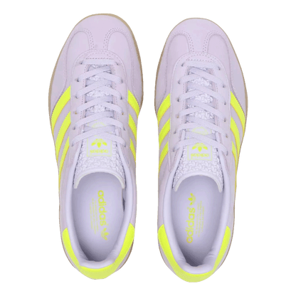 adidas Gazelle Indoor Silver Dawn Solar Yellow (W) Oben