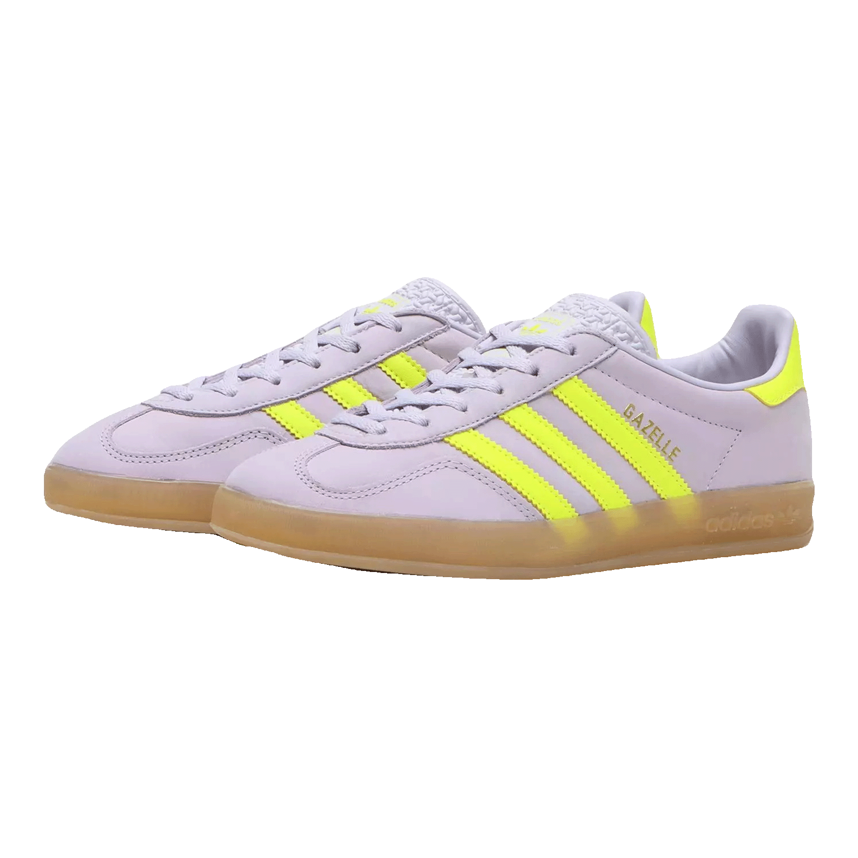 adidas Gazelle Indoor Silver Dawn Solar Yellow (W) Side
