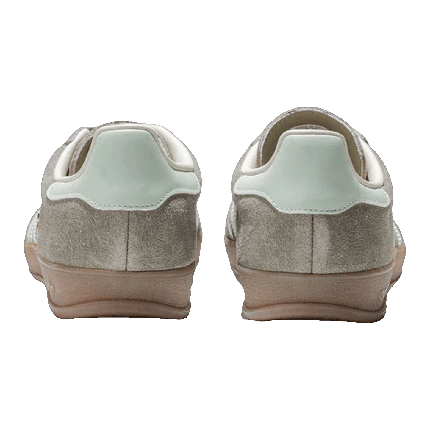 adidas Gazelle Indoor Silver Pebble Linen Green (W) Back JR2430