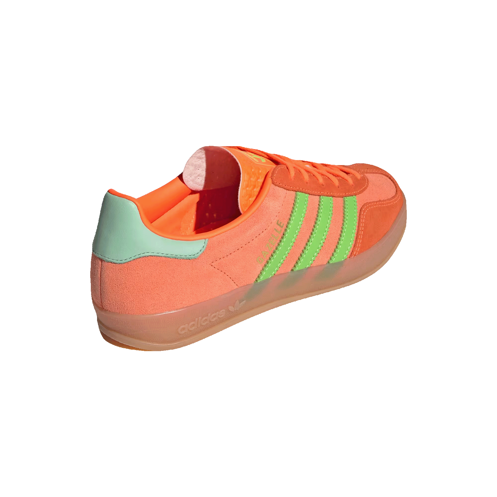 adidas Gazelle Indoor Solar Orange Solar Green (W) Back