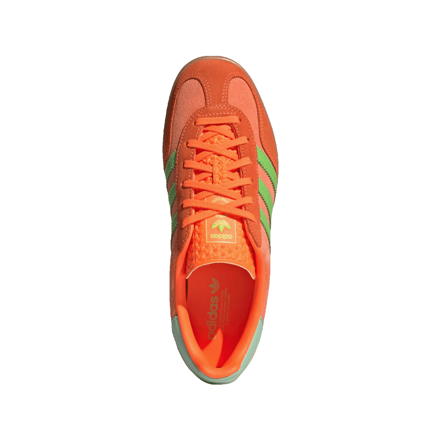 adidas Gazelle Indoor Solar Orange Solar Green (W) Oben