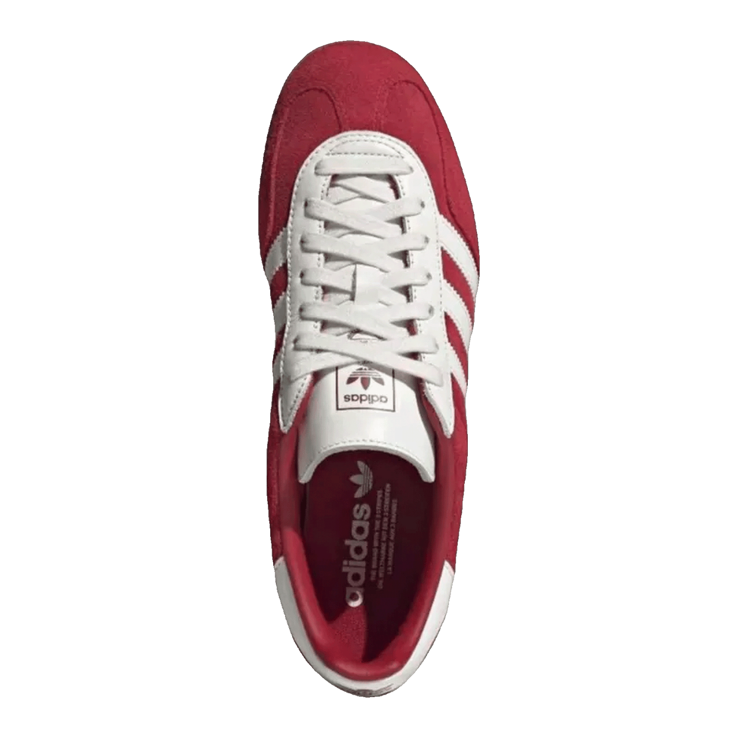 adidas Gazelle Indoor Team Victory Red White Gum Oben IH9652