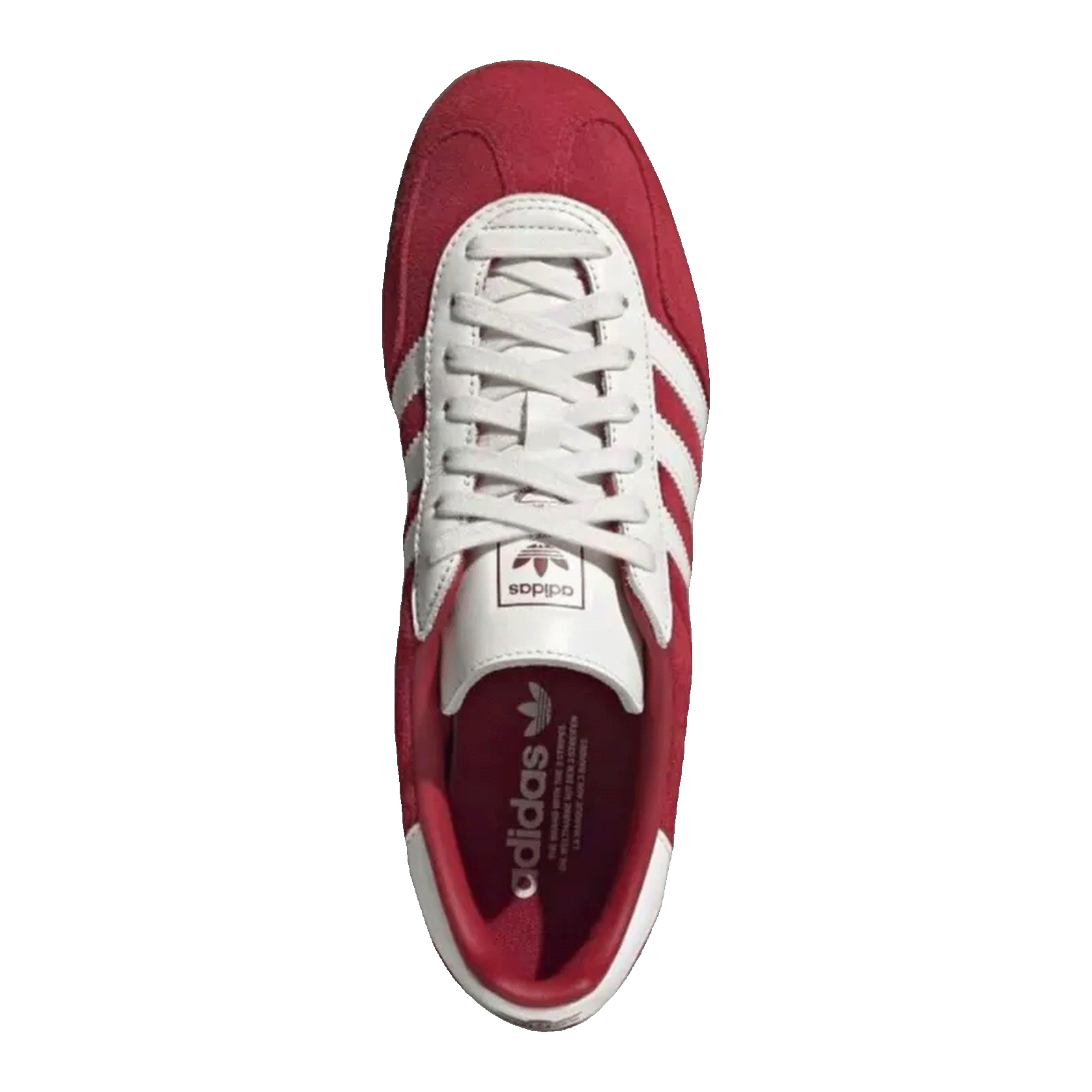 adidas Gazelle Indoor Team Victory Red White Gum Oben IH9652