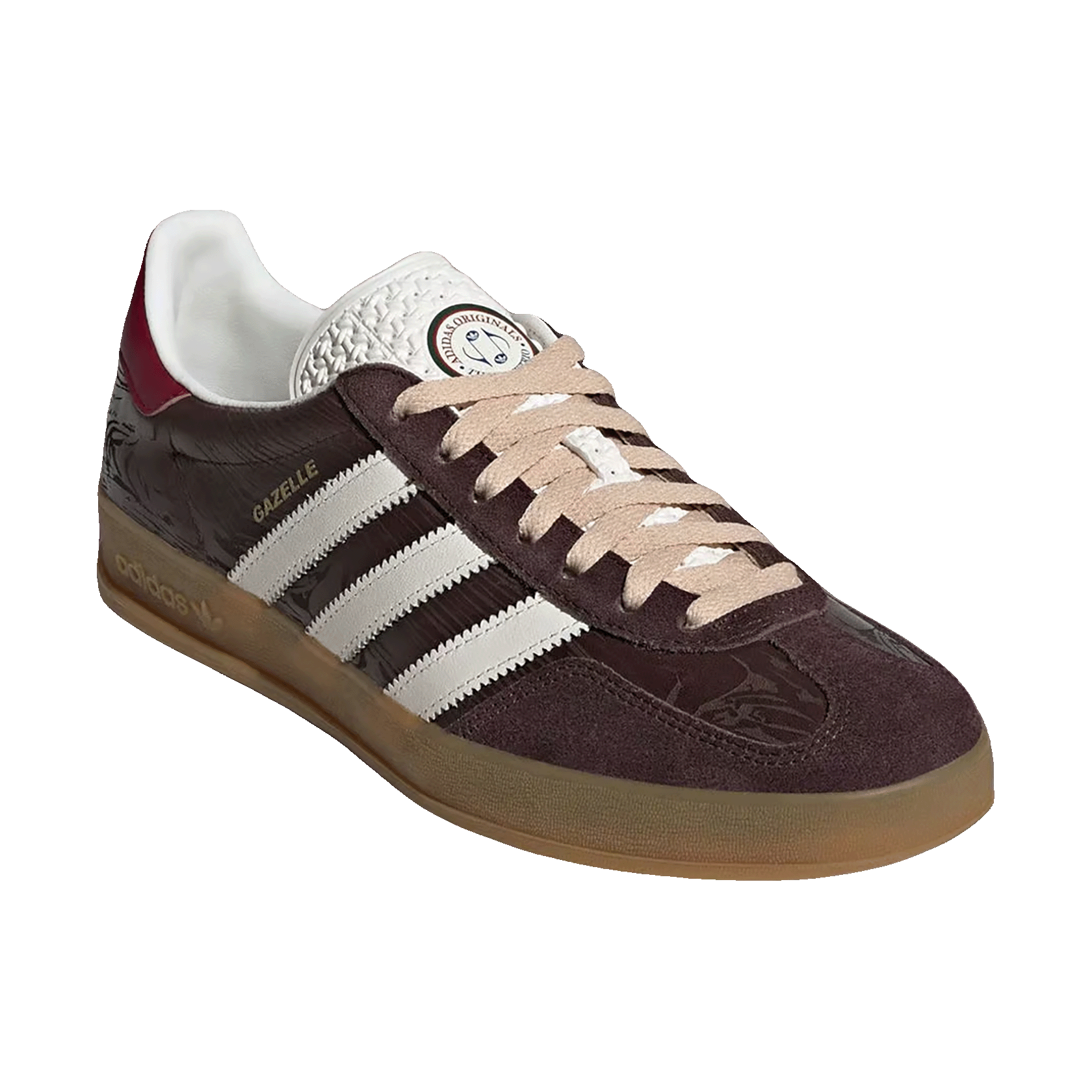 adidas Gazelle Indoor The Blue Trio Bronze Light Brown Side