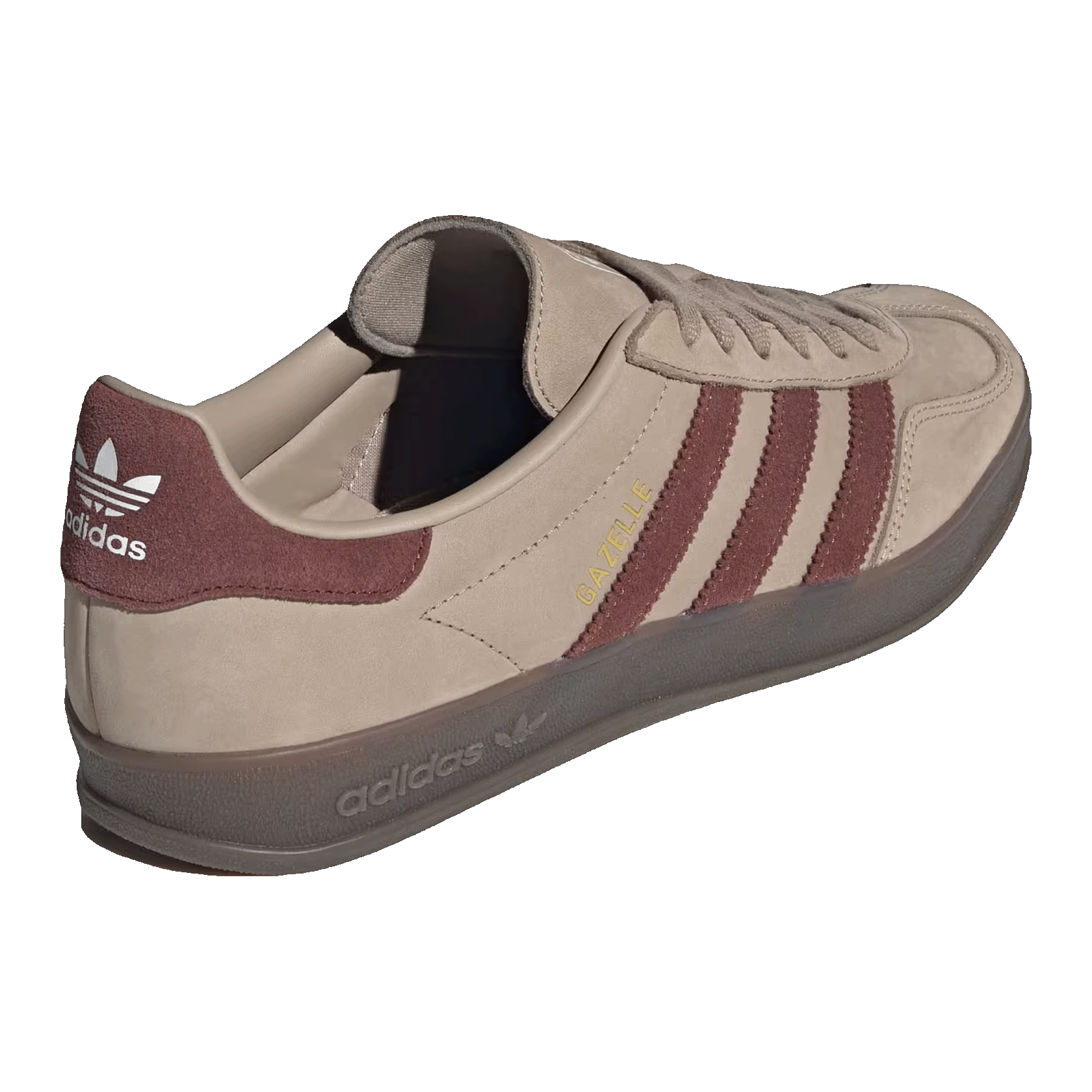 adidas Gazelle Indoor Trace Khaki Fox Brown Back JQ8387