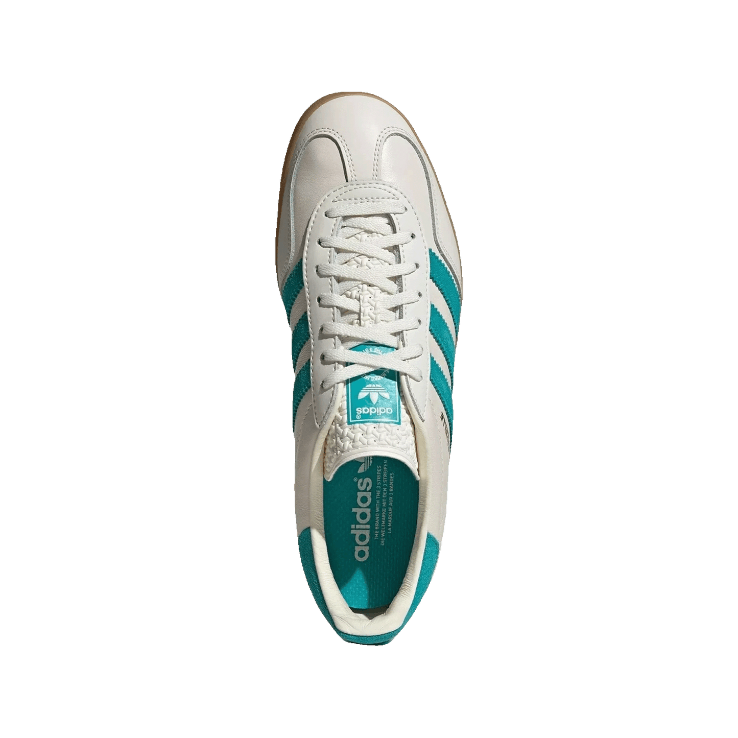 adidas Gazelle Indoor Turqoise Chalk White Oben