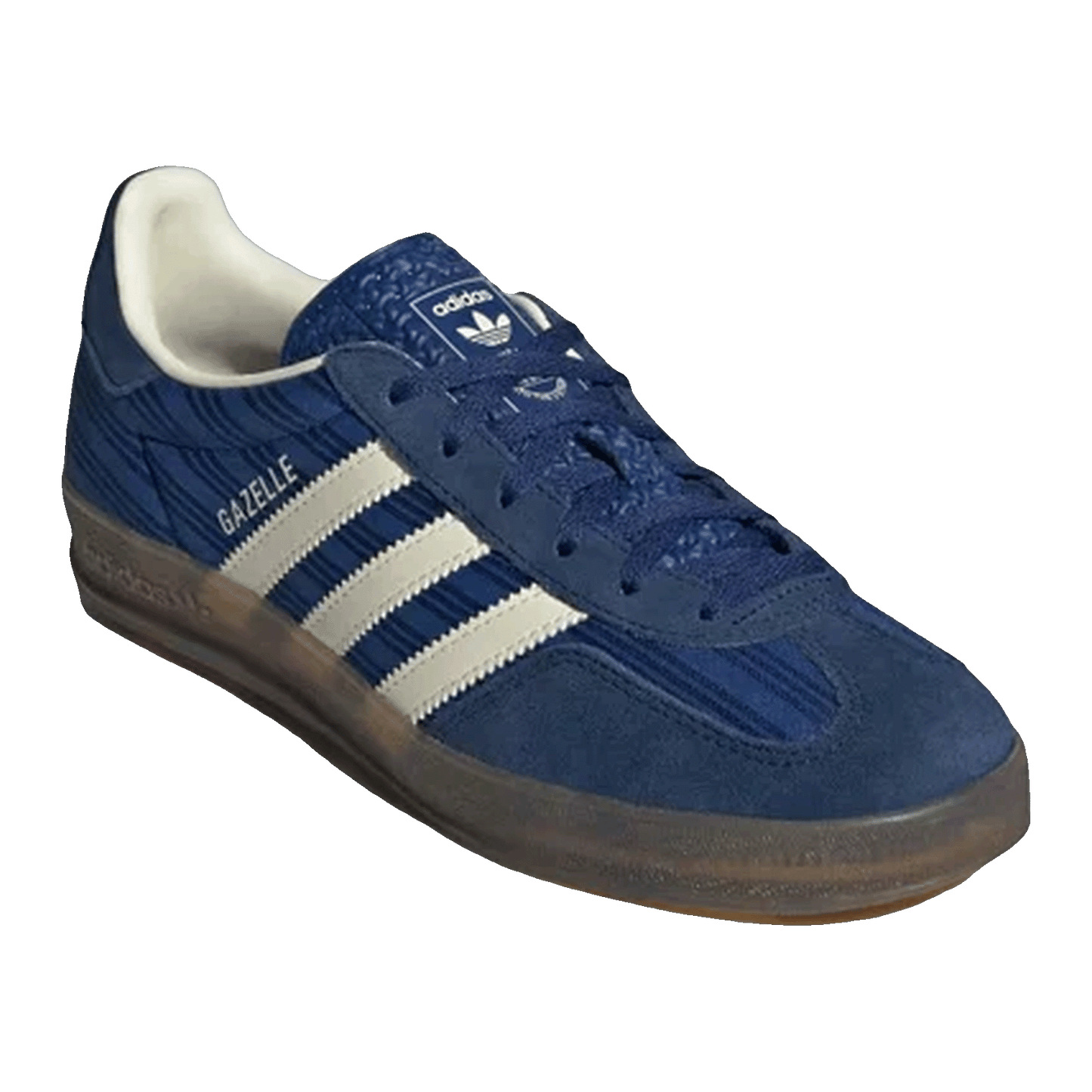 adidas Gazelle Indoor Victory Blue Night Indigo Cream White (W) Side JS1410