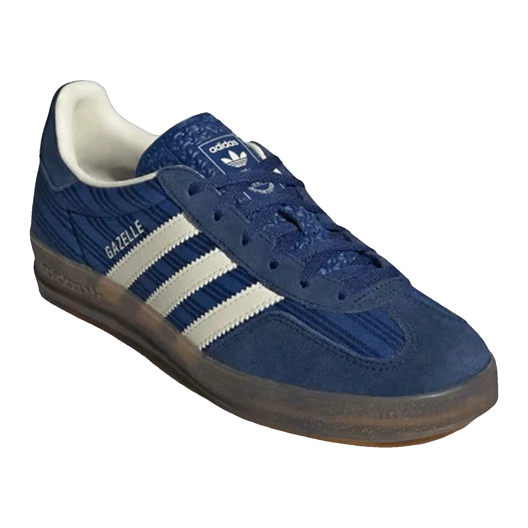 adidas Gazelle Indoor Victory Blue Night Indigo Cream White (W) Side JS1410