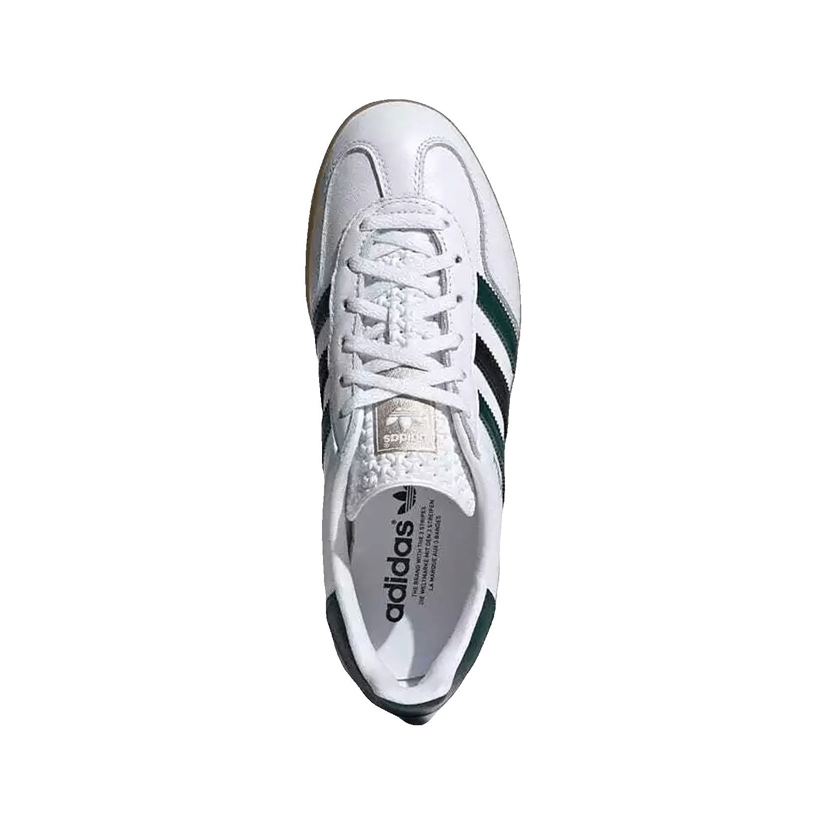 adidas Gazelle Indoor White Collegiate Green (W) Oben