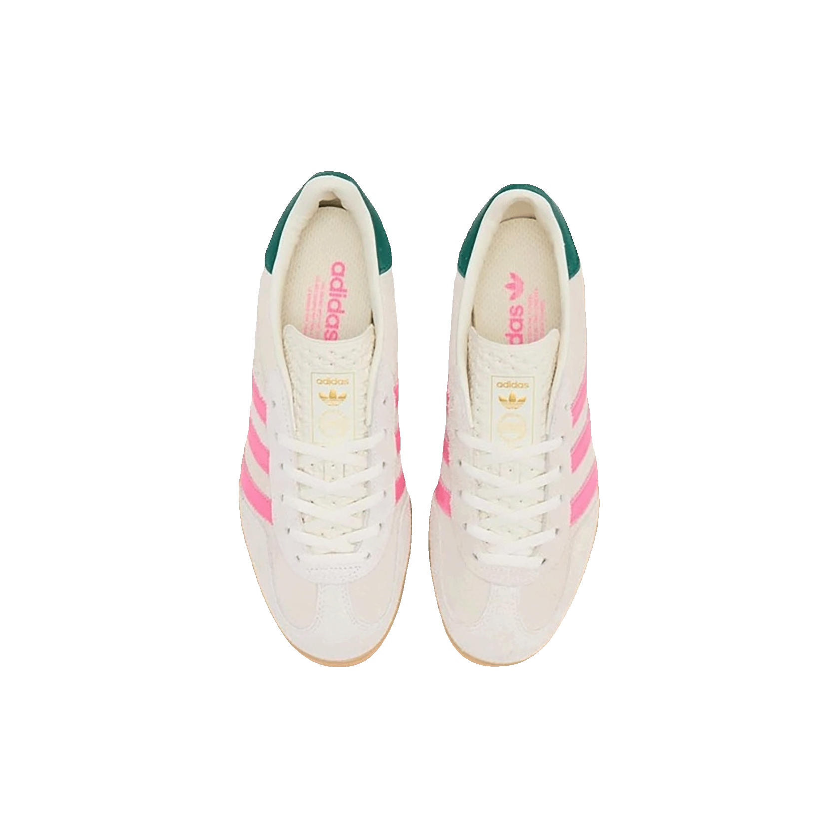 adidas Gazelle Indoor White Off White Lucid Pink (W) Oben