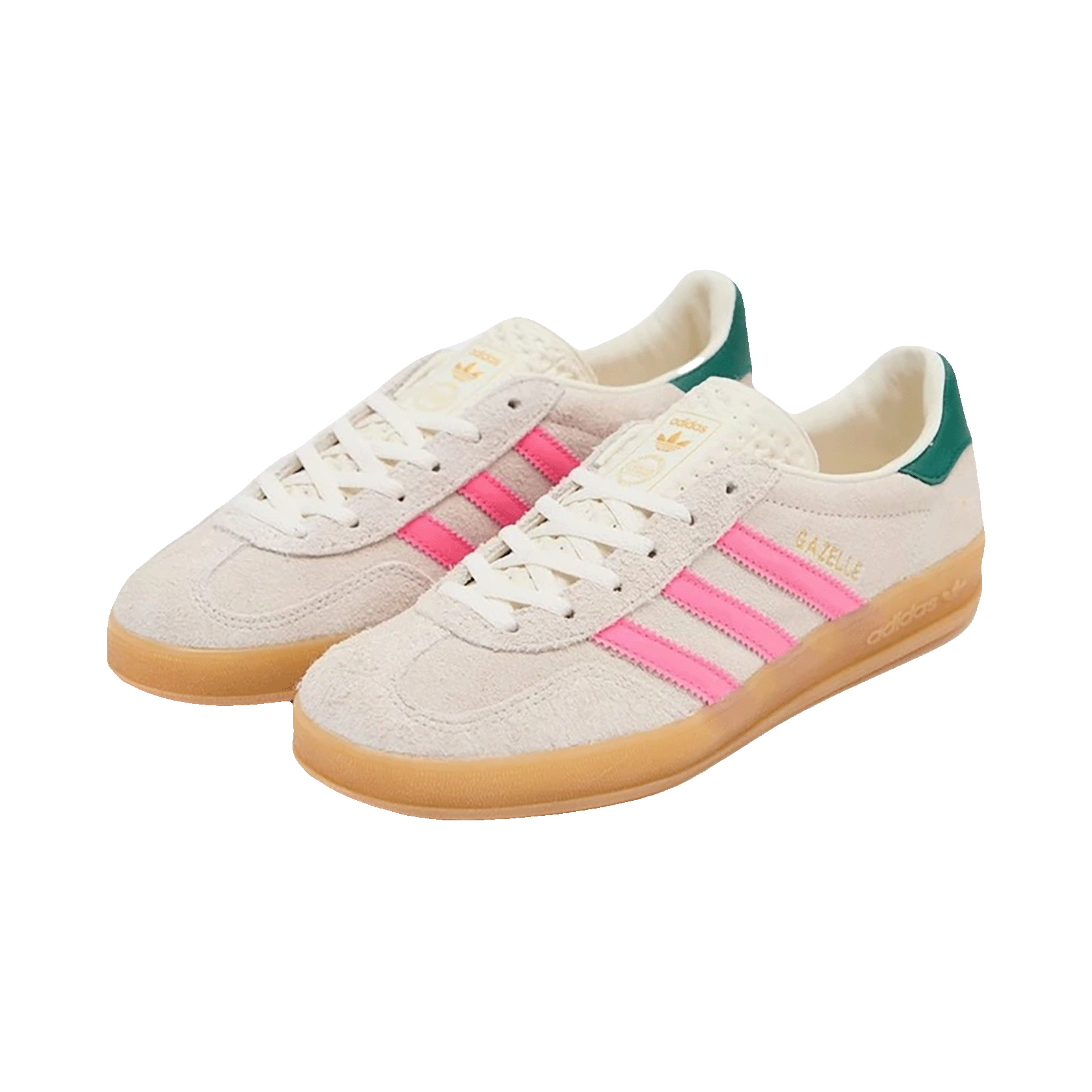 adidas Gazelle Indoor White Off White Lucid Pink (W) Side