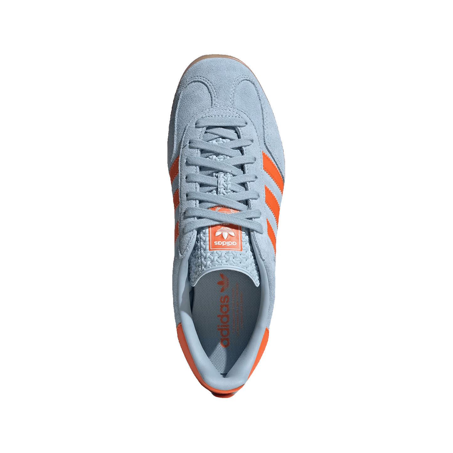 adidas Gazelle Indoor Wonder Blue Orange Oben
