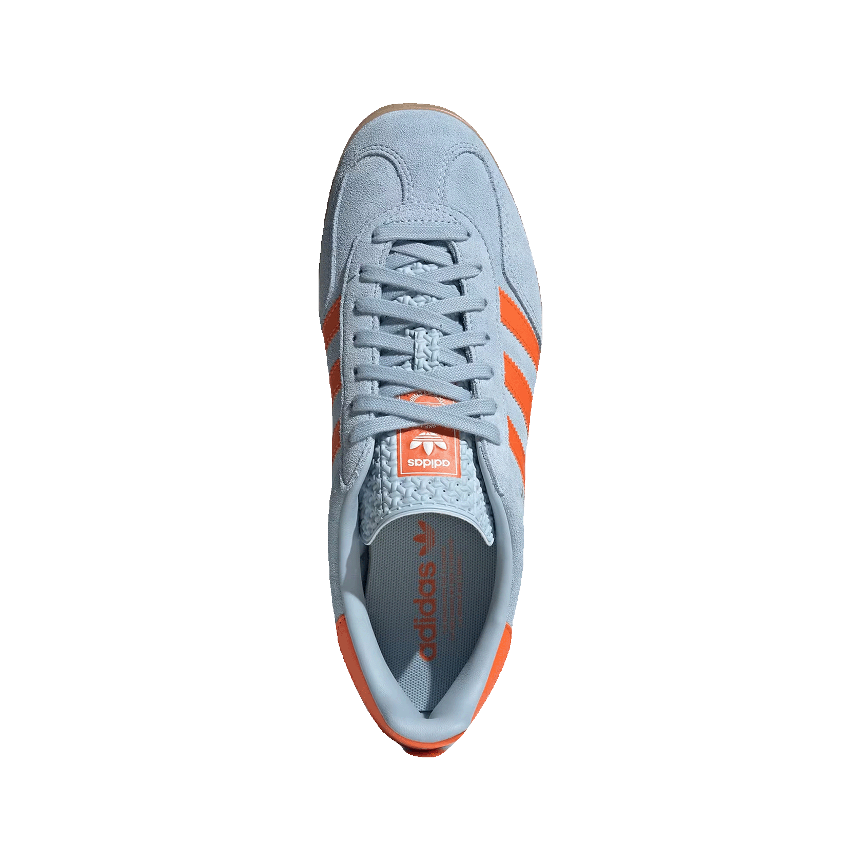 adidas Gazelle Indoor Wonder Blue Orange Oben