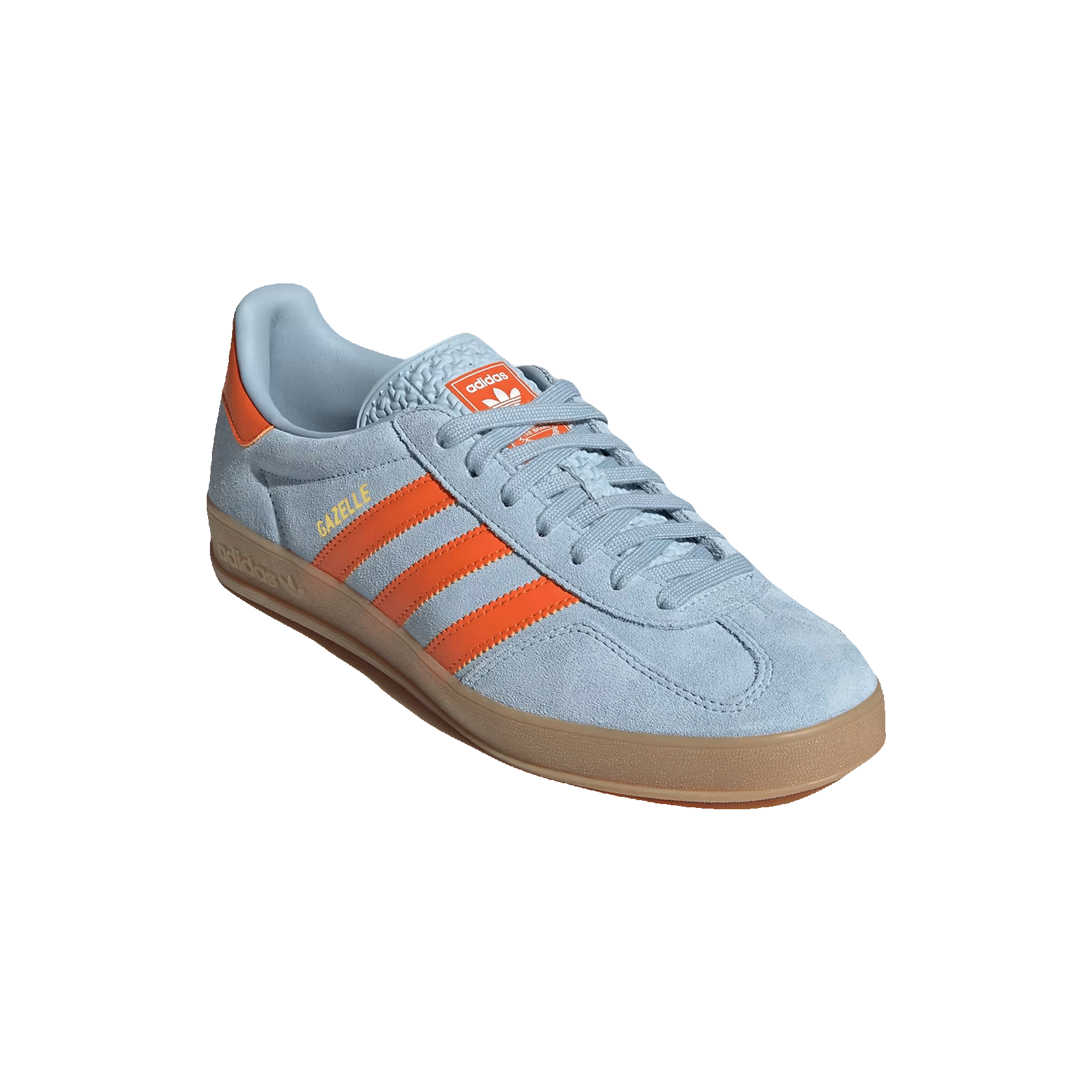 adidas Gazelle Indoor Wonder Blue Orange Side