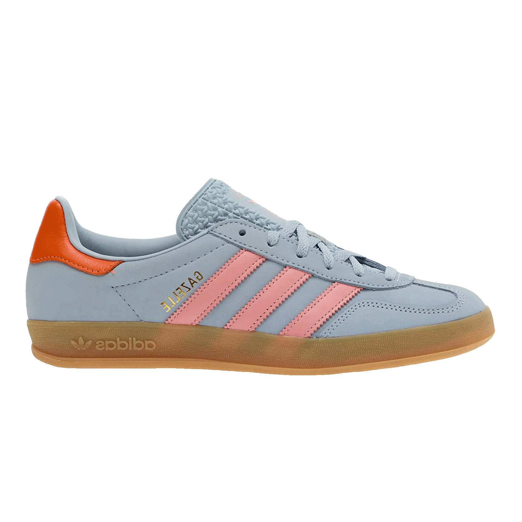 adidas Gazelle Indoor Wonder Blue Solar Orange Gum (W)