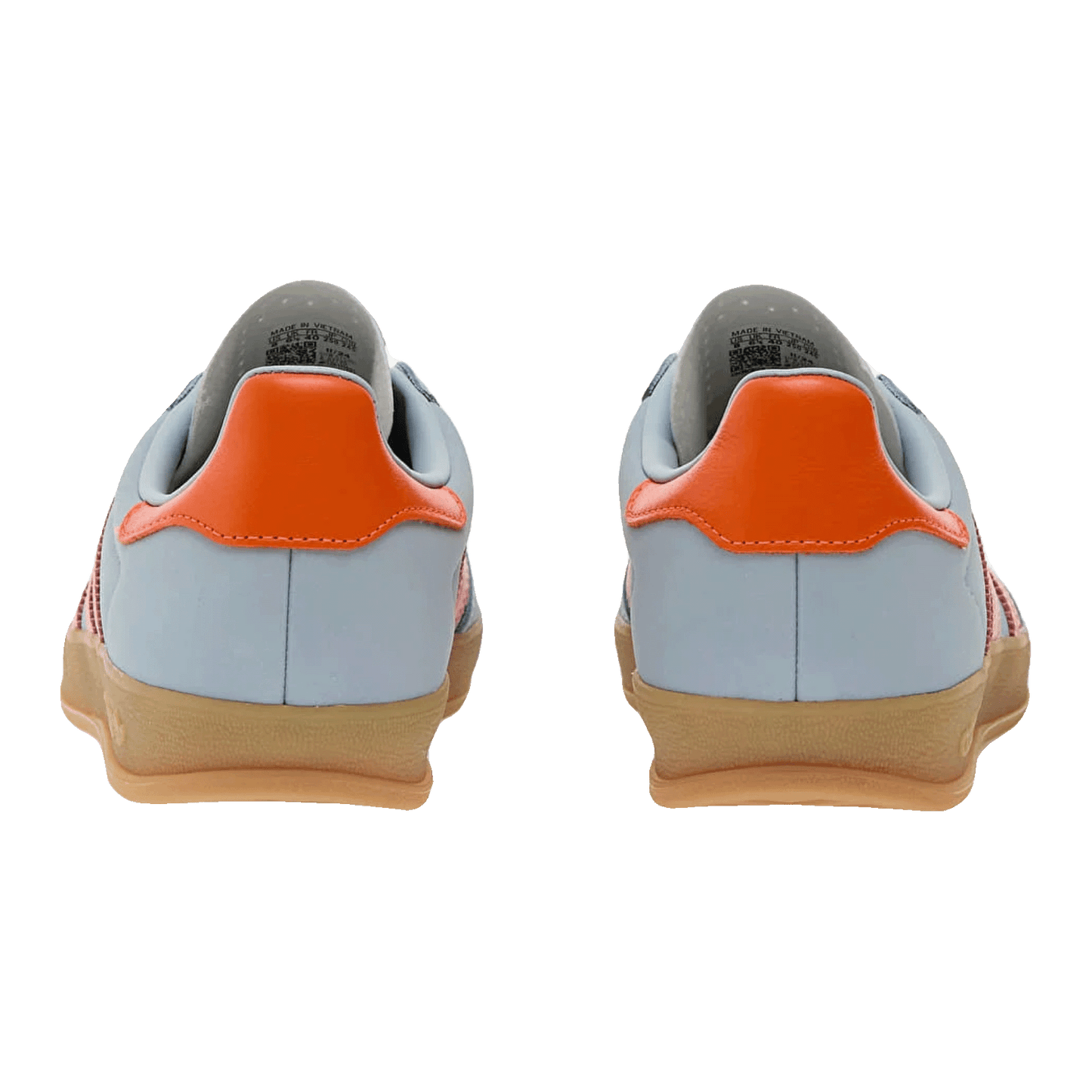 adidas Gazelle Indoor Wonder Blue Solar Orange Gum (W) Back