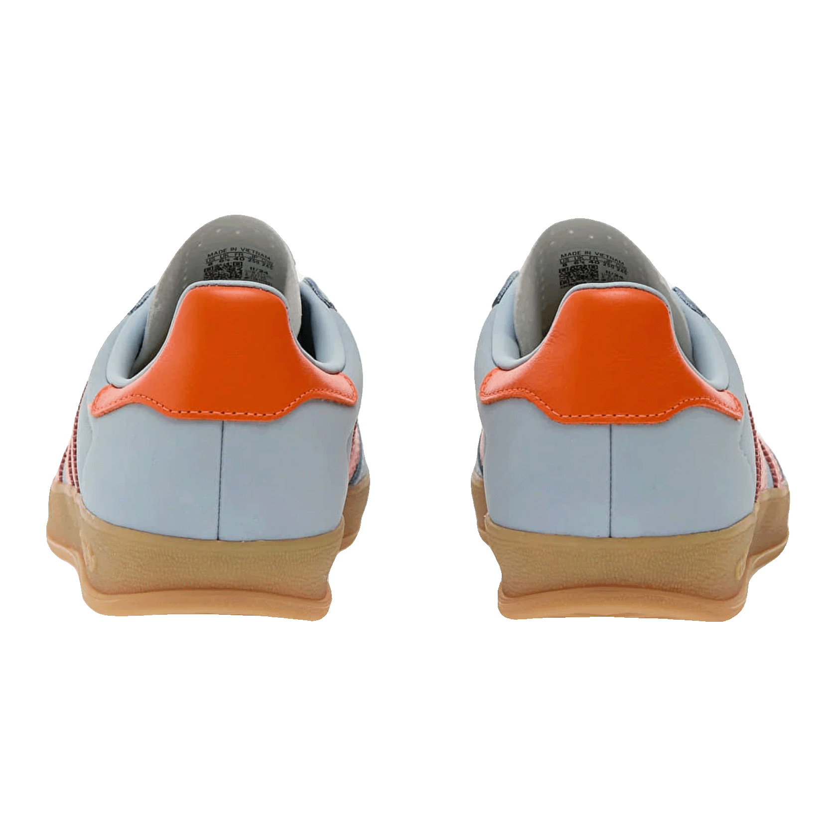 adidas Gazelle Indoor Wonder Blue Solar Orange Gum (W) Back